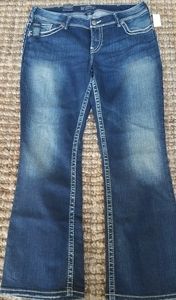 Silver Suki Mid Rise Bootcut Jeans